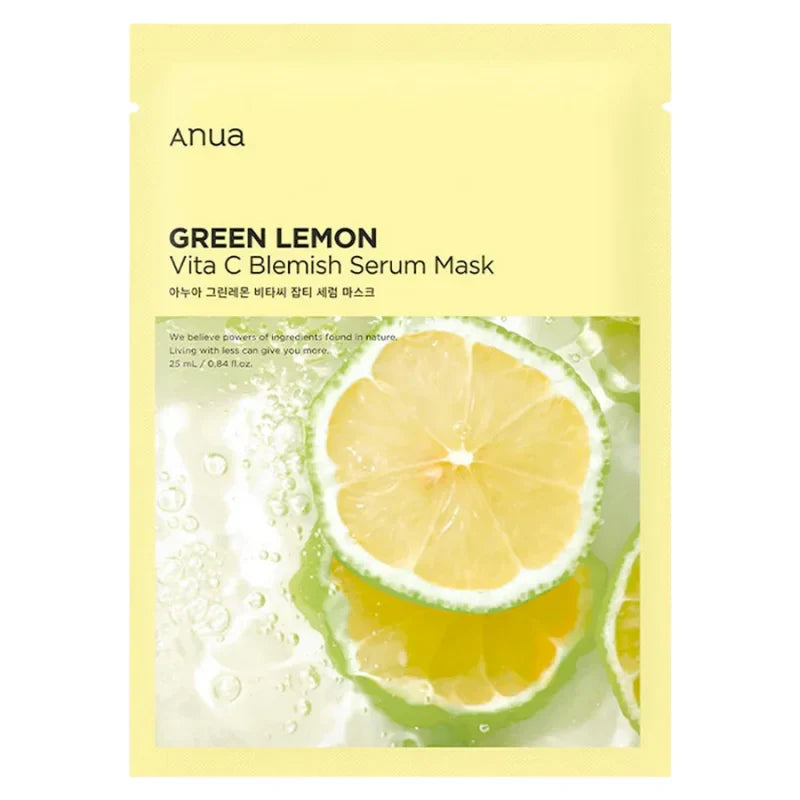 ANUA - Green Lemon Vita C Blemish Serum Mask