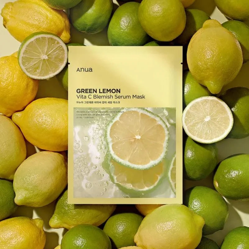 ANUA - Green Lemon Vita C Blemish Serum Mask