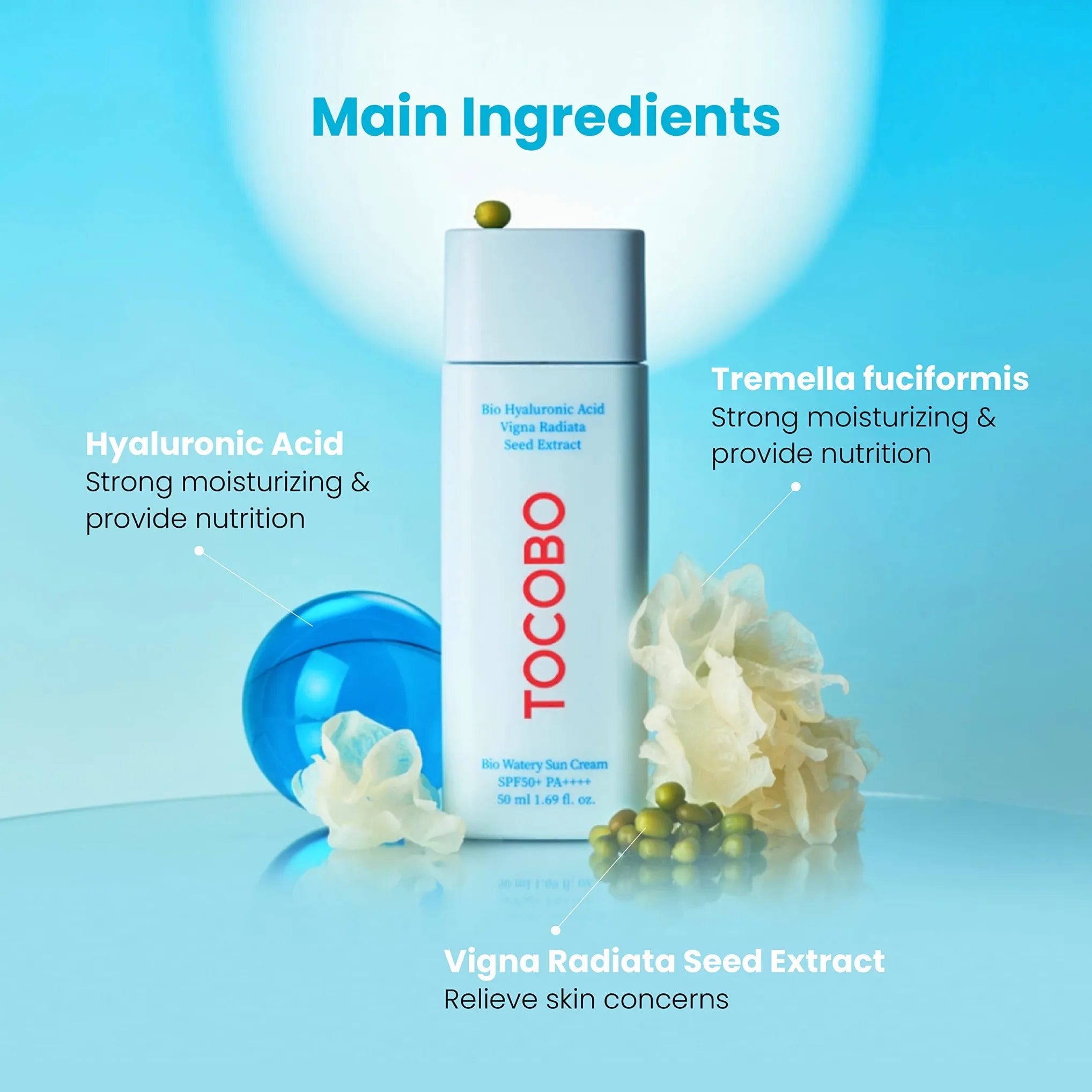 TOCOBO - Bio Watery Sun Cream SPF50+ PA++++