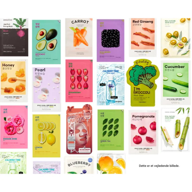 The Sheet Mask Bundle - 14 stk.