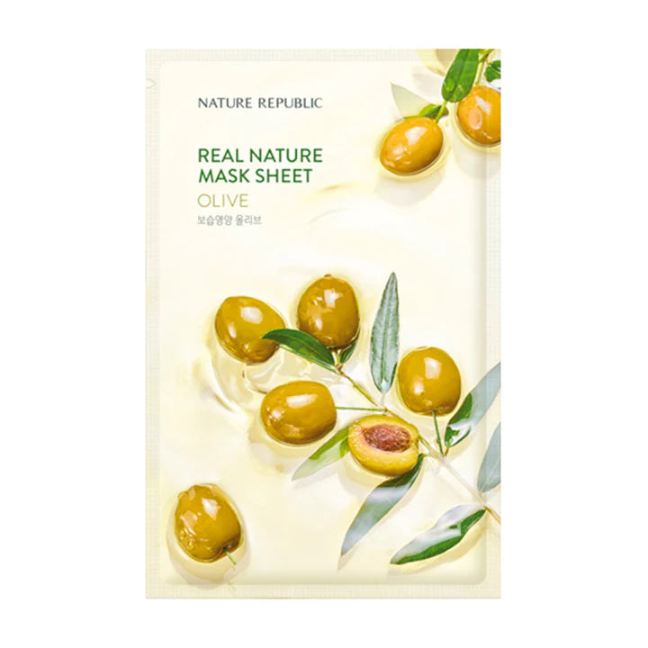 Nature Republic - Real Nature Mask Sheet - Olive